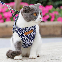 Load image into Gallery viewer, Cat Outdoor Walking Harness Vest Lead Leash
